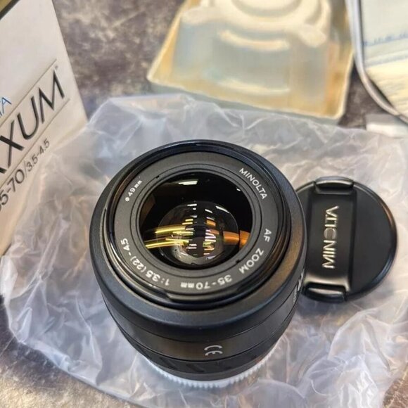 Minolta MAXXUM AF ZOOM LENS 35-70mm f/3.5-4.5 LENS new in box - Picture 3 of 4